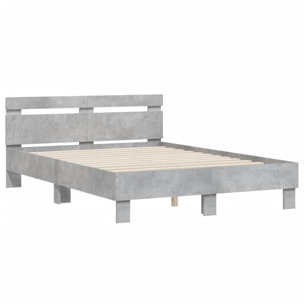 Bettgestell Betongrau 120x190 cm