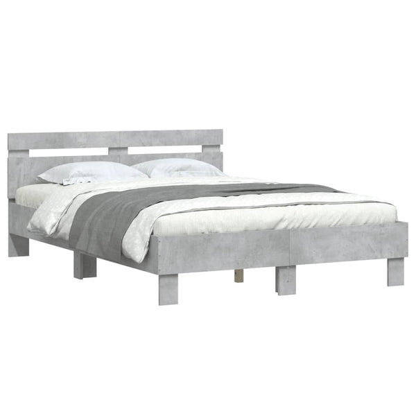 Bettgestell Betongrau 120x190 cm