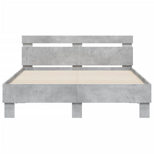 Bettgestell Betongrau 120x190 cm