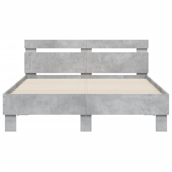 Bettgestell Betongrau 120x190 cm