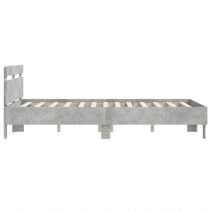 Bettgestell Betongrau 120x190 cm