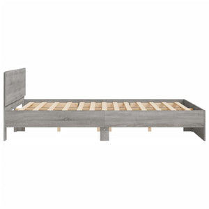 Bettgestell Grau Sonoma 180x200 cm