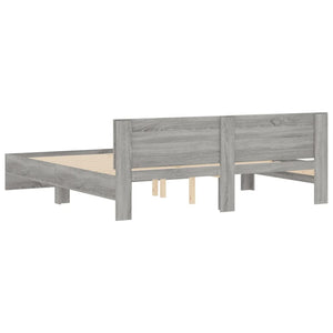 Bettgestell Grau Sonoma 180x200 cm
