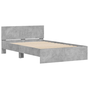 Bettgestell Betongrau 120x200 cm
