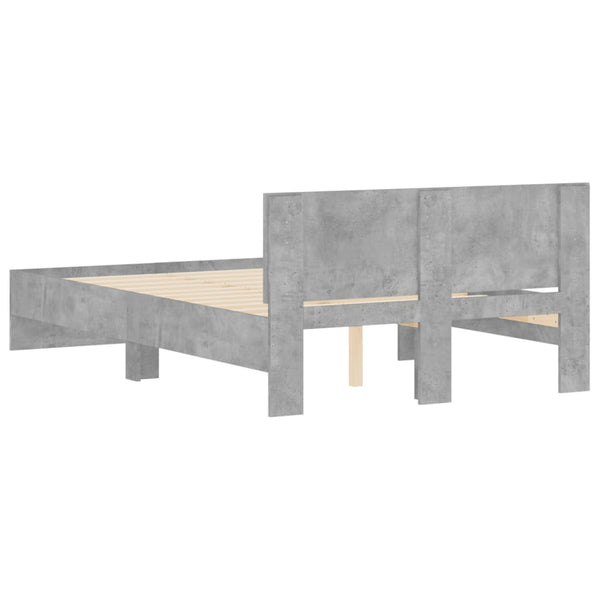 Bettgestell Betongrau 120x200 cm