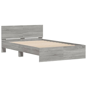 Bettgestell Grau Sonoma 120x200 cm