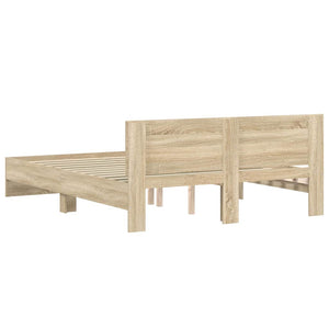 Bettgestell Sonoma-Eiche 140x190 cm
