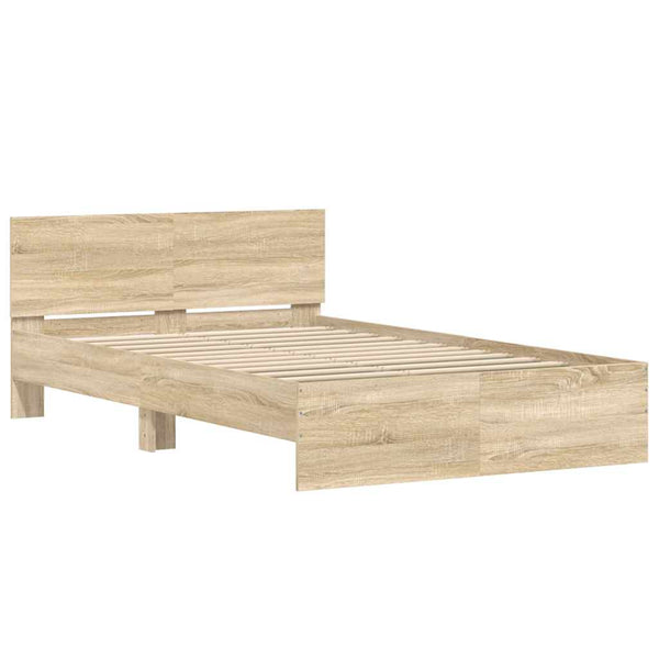 Bettgestell Sonoma-Eiche 120x190 cm
