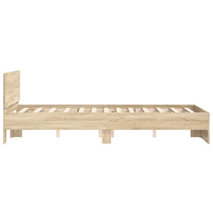 Bettgestell Sonoma-Eiche 120x190 cm