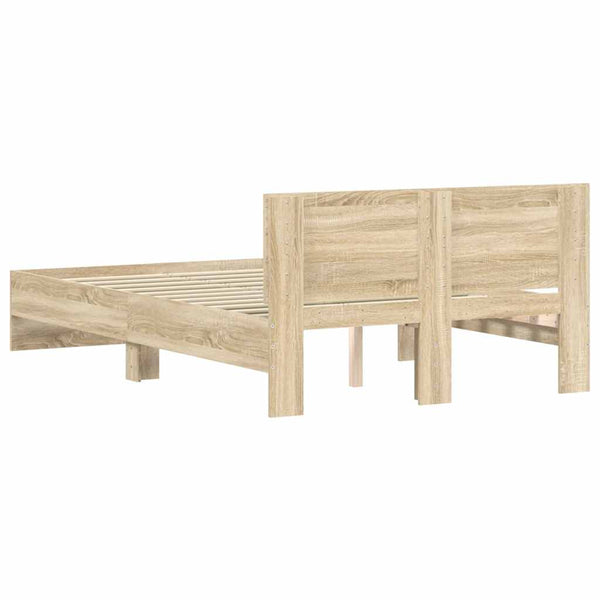 Bettgestell Sonoma-Eiche 120x190 cm