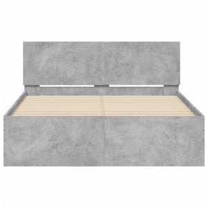 Bettgestell Betongrau 120x190 cm