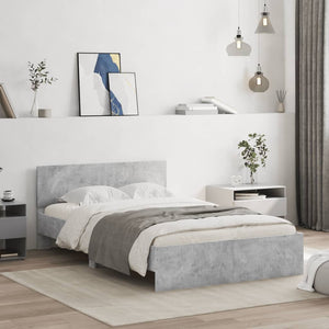 Bettgestell Betongrau 120x190 cm