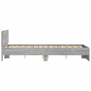 Bettgestell Grau Sonoma 120x190 cm