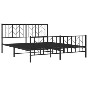 Metallbett Schwarz 160x200 cm