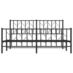 Metallbett Schwarz 160x200 cm