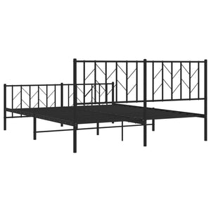 Metallbett Schwarz 160x200 cm