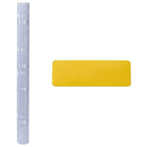 vidaXL Films pour fenêtres 4 pcs Motif bambou mat PVC