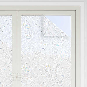 Fensterfolien mit Blumenmuster, 2er-Set