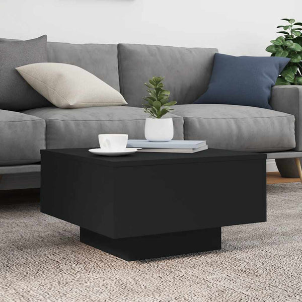 Schwarzer Couchtisch 55x55 cm