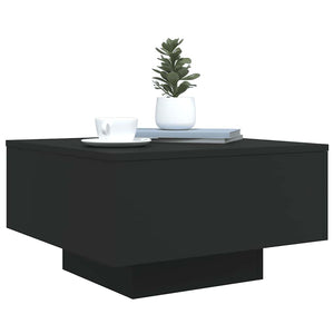 Schwarzer Couchtisch 55x55 cm