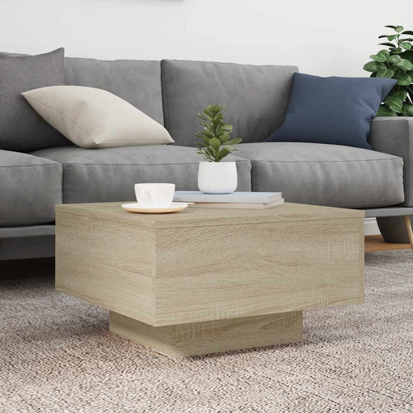 Sonoma Eiche Couchtisch 55x55 cm