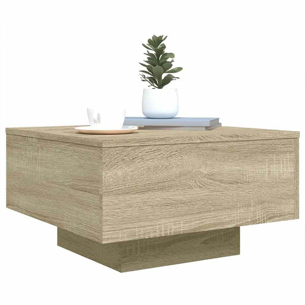 Sonoma Eiche Couchtisch 55x55 cm