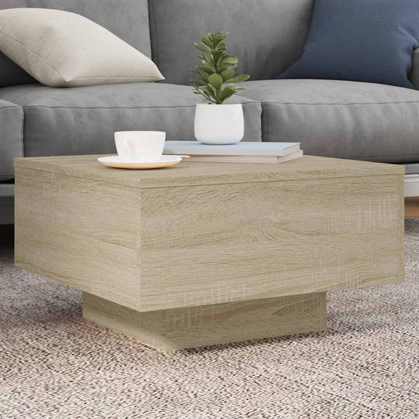 Sonoma Eiche Couchtisch 55x55 cm