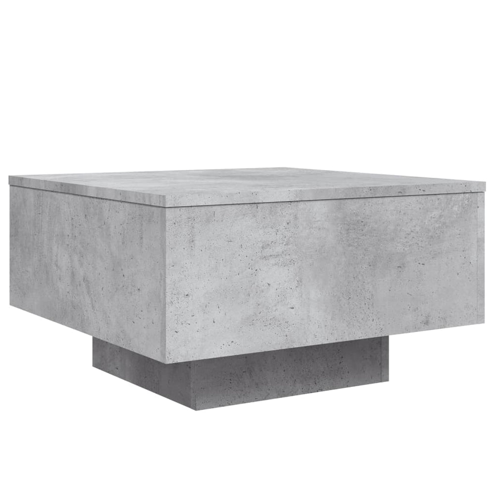 Betongrauer Couchtisch 55x55 cm