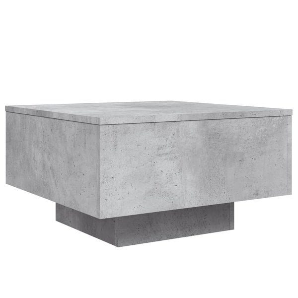 Betongrauer Couchtisch 55x55 cm