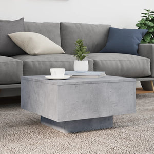 Betongrauer Couchtisch 55x55 cm