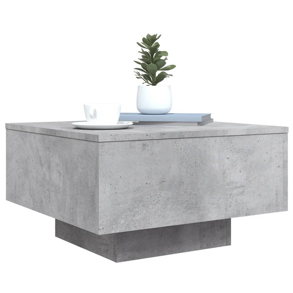 Betongrauer Couchtisch 55x55 cm