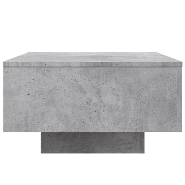 Betongrauer Couchtisch 55x55 cm