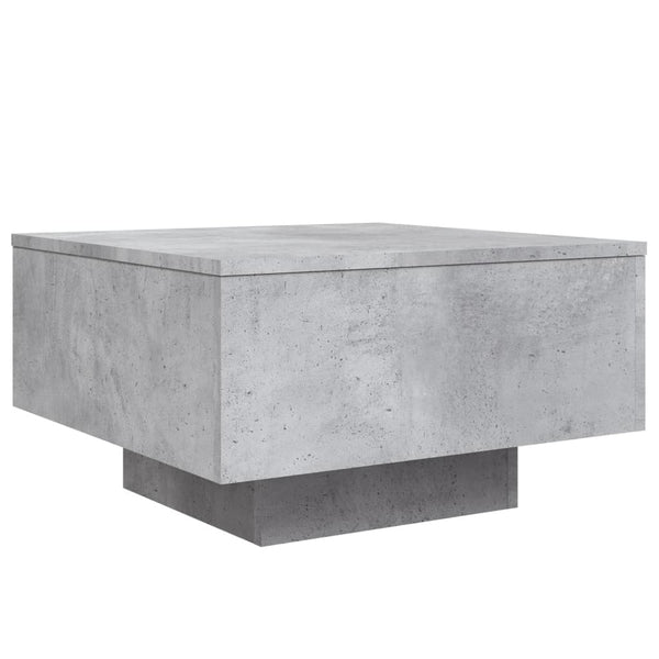 Betongrauer Couchtisch 55x55 cm