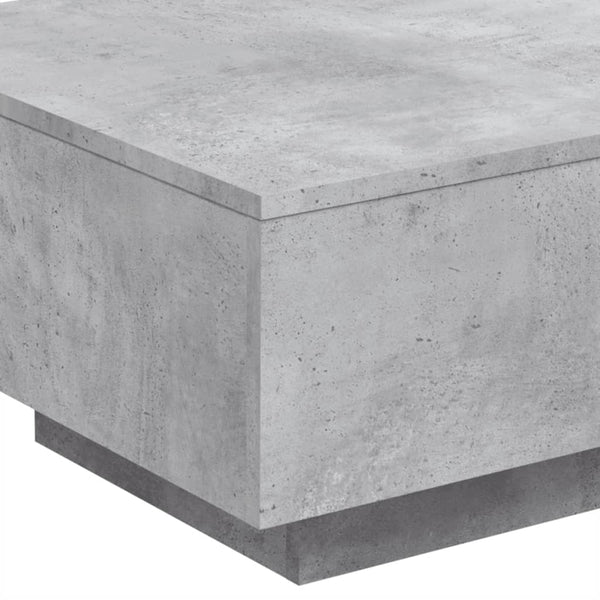 Betongrauer Couchtisch 55x55 cm