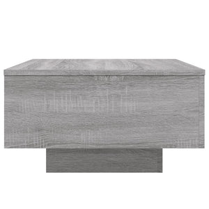 Grauer Couchtisch Sonoma, 55x55 cm