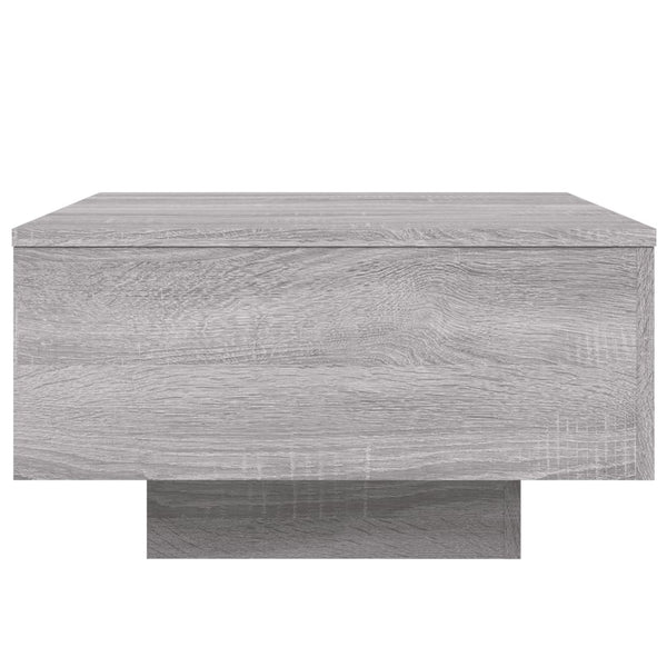 Grauer Couchtisch Sonoma, 55x55 cm