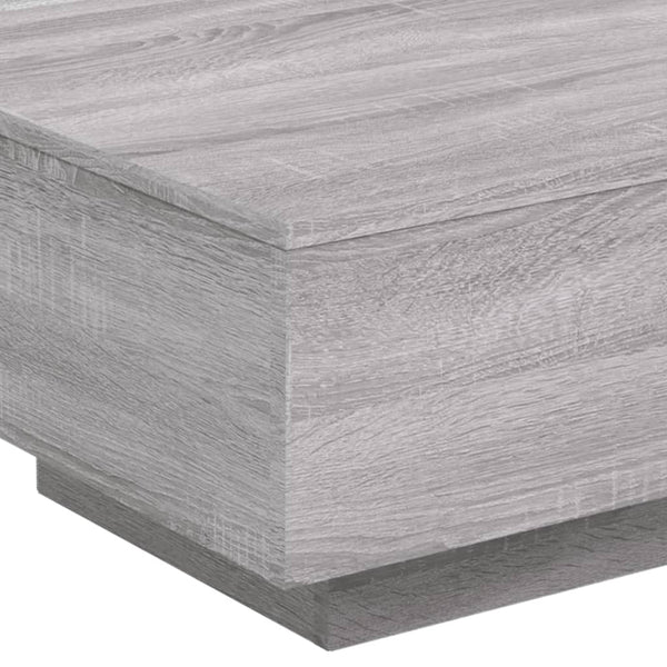 Grauer Couchtisch Sonoma, 55x55 cm