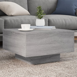 Grauer Couchtisch Sonoma, 55x55 cm