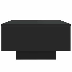 LED Couchtisch Schwarz 55x55 cm