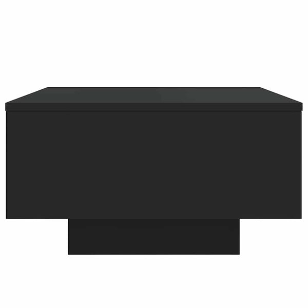 LED Couchtisch Schwarz 55x55 cm