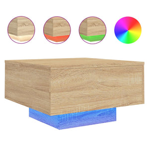 Couchtisch Sonoma Eiche mit LED