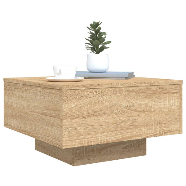 Couchtisch Sonoma Eiche mit LED