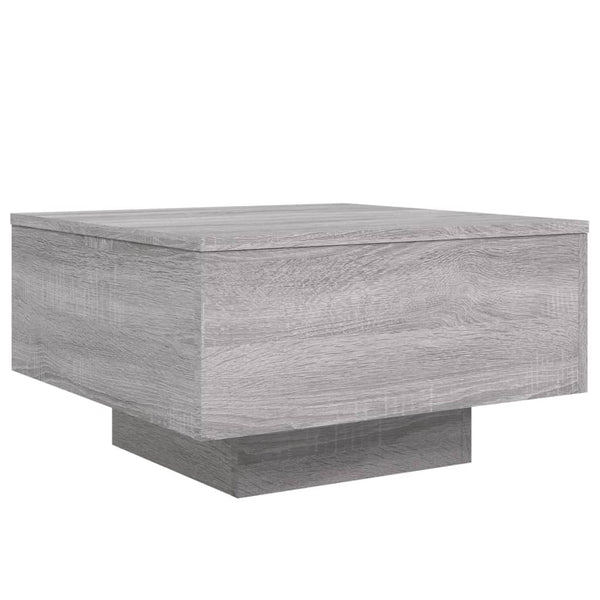 Couchtisch Grau Sonoma mit LED