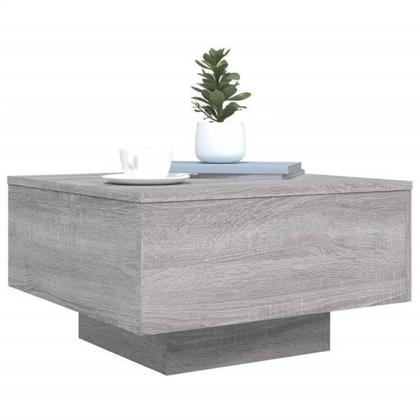 Couchtisch Grau Sonoma mit LED