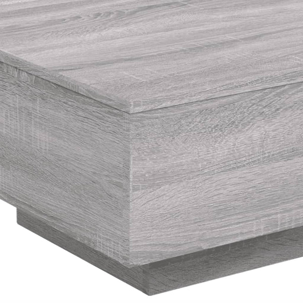 Couchtisch Grau Sonoma mit LED