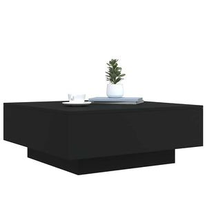 Schwarzer Couchtisch 80x80 cm