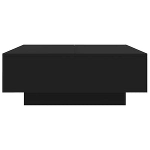 Schwarzer Couchtisch 80x80 cm