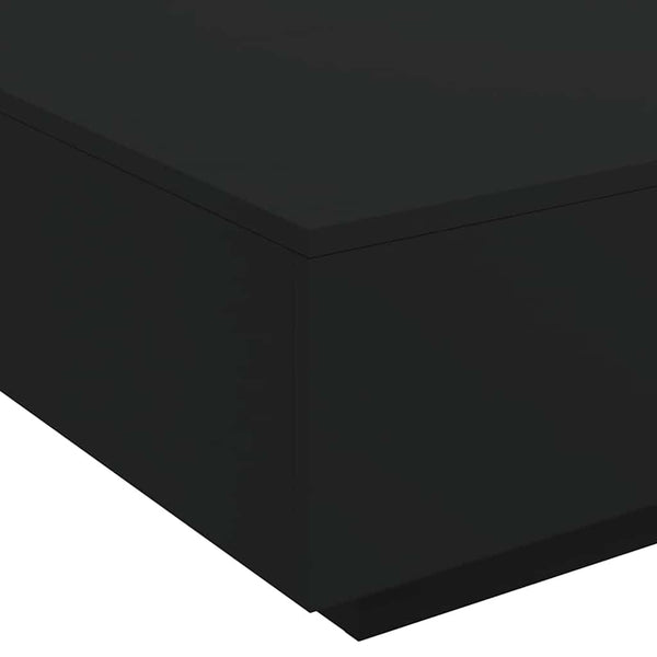 Schwarzer Couchtisch 80x80 cm