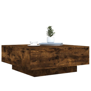 Räuchereiche Couchtisch 80x80 cm