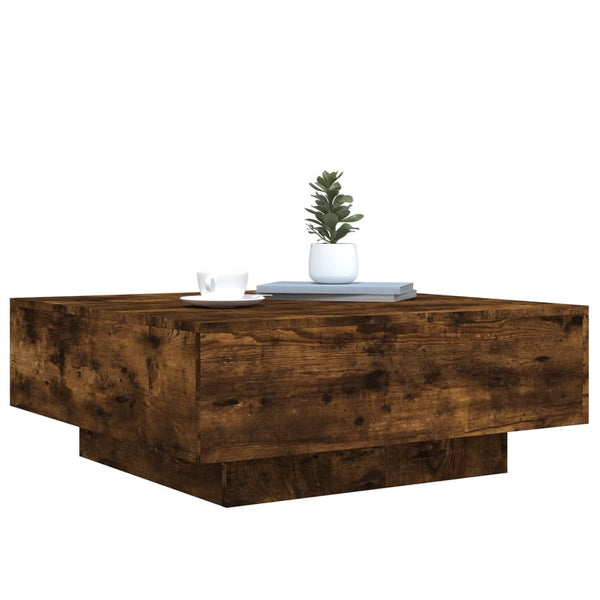 Räuchereiche Couchtisch 80x80 cm